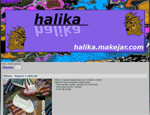 Tablet Screenshot of halika.makejar.com
